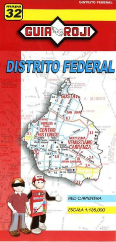 Buy map Distrito Federal, Mexico, State Map by Guia Roji