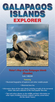 Buy map Galapagos Islands : explorer