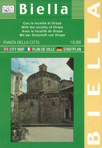 Buy map Biella, Italy by Litografia Artistica Cartografica