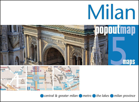 Buy map Milan, Italy, PopOut Map by PopOut Products