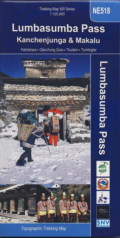 Buy map Lumbasumba Pass : Kanchenjunga & Makalu