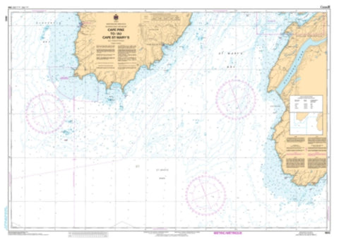 Buy map Cape Pine to/a Cape St. Marys by Canadian Hydrographic Service