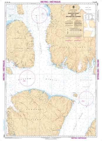 Buy map Barrow Strait and/et Wellington Channel by Canadian Hydrographic Service
