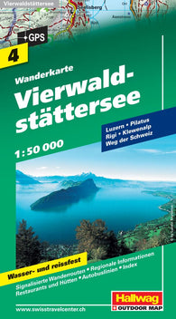 Buy map Vierwaldstatter See/Lake of Lucerne Hiking Map by Hallwag
