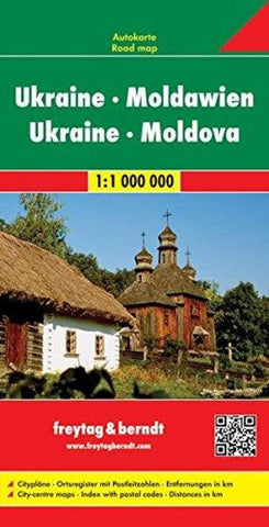 Buy map Ukraine and Moldova by Freytag-Berndt und Artaria