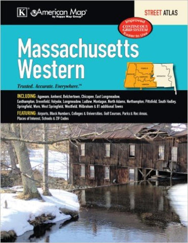 Buy map Massachusetts, Western, Street Atlas by Kappa Map Group