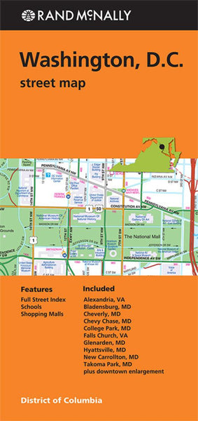 Buy map Washington D.C. by Rand McNally