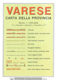 Buy map Varese : carta della provincia : scala 1:100.000