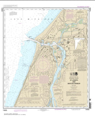 Buy map St. Joseph and Benton Harbor (14930-26) by NOAA