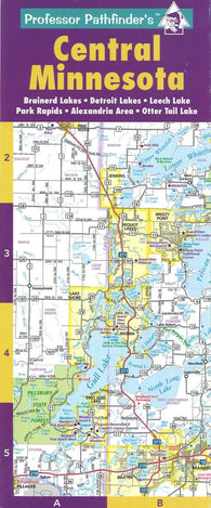 Buy map Central Minnesota : Brainerd Lakes : Detroit Lakes : Leech Lake : Park Rapids : Alexandria area : Otter Trail Lake
