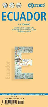 Buy map Ecuador by Borch GmbH.
