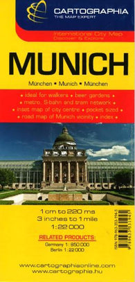 Buy map Munich, Germany by Cartographia