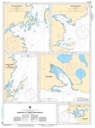 Buy map Harbours in / Havres dans Hare Bay by Canadian Hydrographic Service