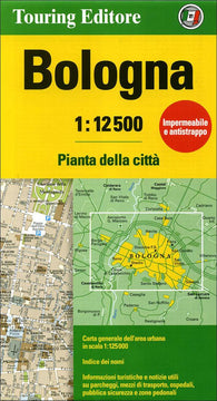 Buy map Bologna, Italy by Touring Club Italiano