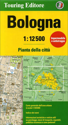 Buy map Bologna, Italy by Touring Club Italiano