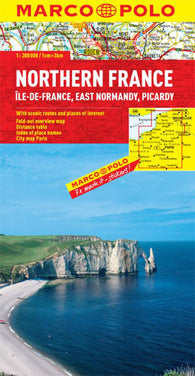 Buy map France, Northern (East Normandy, Picardy, Ile de France) by Marco Polo Travel Publishing Ltd