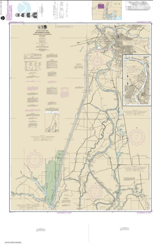 Buy map Sacramento River Andrus Island to Sacramento (18662-22) by NOAA