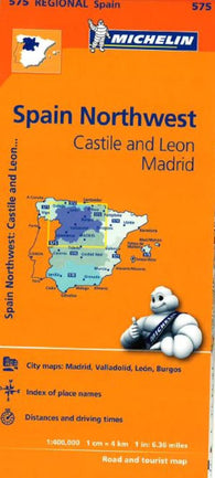 Buy map Castilla y Leon and Madrid, Spain (575) by Michelin Maps and Guides