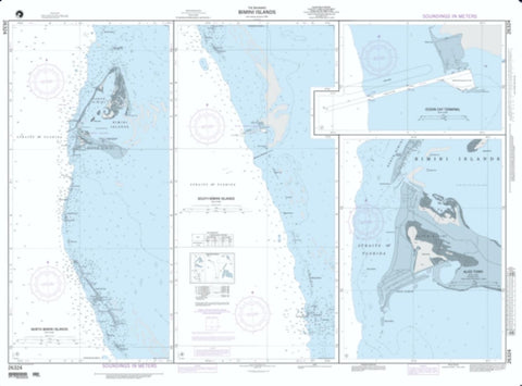 Buy map Bimini Islands; Panel A: North Bimini Islands (NGA-26324-16) by National Geospatial-Intelligence Agency