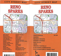 Buy map Reno and Sparks, Nevada by GM Johnson