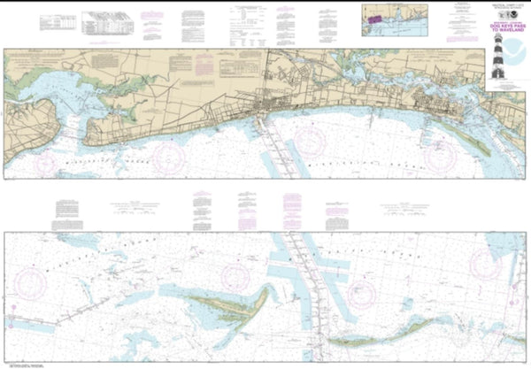 Buy map Intracoastal Waterway Dog Keys Pass to Waveland (11372-35) by NOAA