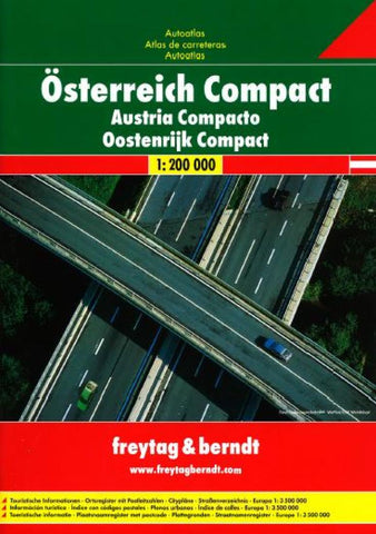 Buy map Austria, Compact Road Atlas, paperback by Freytag-Berndt und Artaria