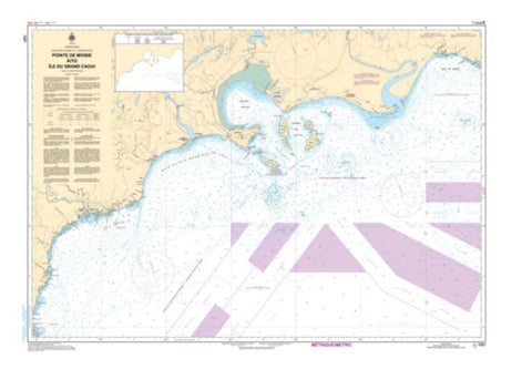 Buy map Pointe de Moisi a/to Ile du Grand Caouis by Canadian Hydrographic Service