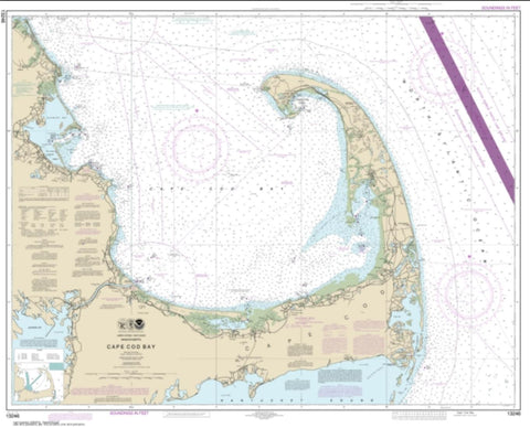 Buy map Cape Cod Bay (13246-40) by NOAA