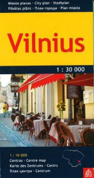 Buy map Vilnius by Jana Seta