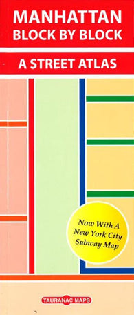 Buy map Manhattan Block by Block--A Street Atlas by Tauranac Press