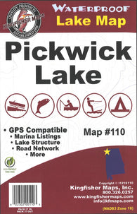 Buy map Pickwick Lake Fishing Map