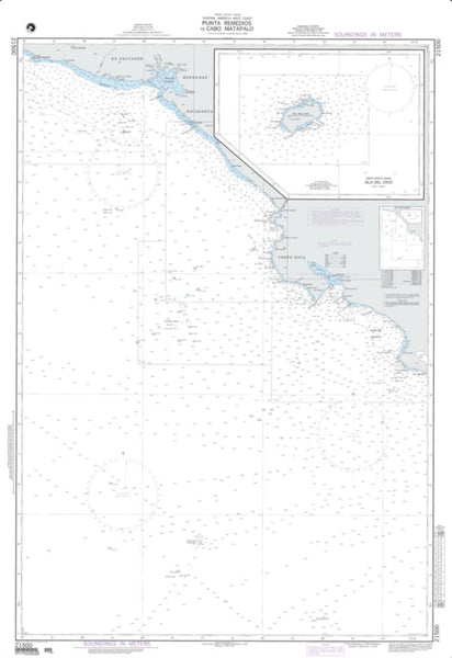 Buy map Punta Remedios To Cabo Matapalo (NGA-21500-1) by National Geospatial-Intelligence Agency