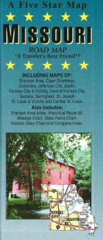 Buy map Missouri by Five Star Maps, Inc.