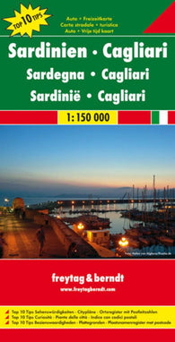 Buy map Sardinia, Italy by Freytag-Berndt und Artaria