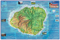 Buy map Kauai Guide Map, Laminated by Frankos Maps Ltd.