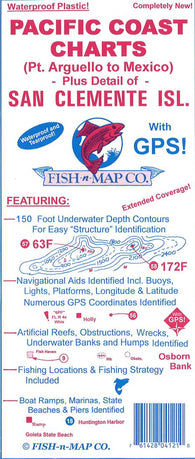 Buy map Pacific Coast Chart/San Clemente Islands (Coronado Islands to Point Arguello)