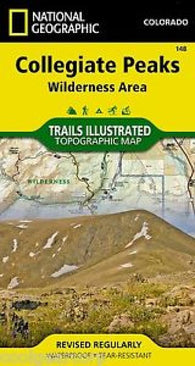 Buy map Collegiate Peaks Wilderness, Map 148