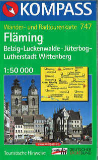 Buy map Fläming Hiking and Cycling Map