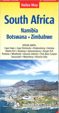 Buy map South Africa : Namibia : Botswana : Zimbabwe = Südafrika : 1 : 2,500,000 = Afrique du Sud : 1 : 2,500,000 = Sudáfrica : 1 : 2,500,000