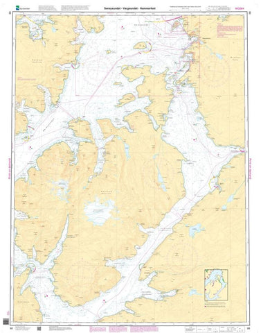 Buy map FRA SÖRÖYSUND OG VARGSUND TIL HAMMERFEST (98) by Kartverket