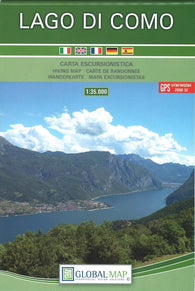 Buy map Lake Como, Italy, Hiking Map by Litografia Artistica Cartografica