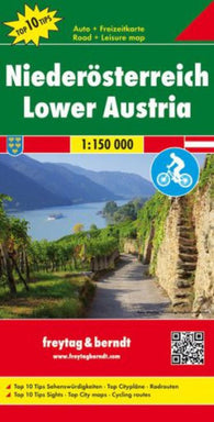 Buy map Austria, Lower by Freytag-Berndt und Artaria