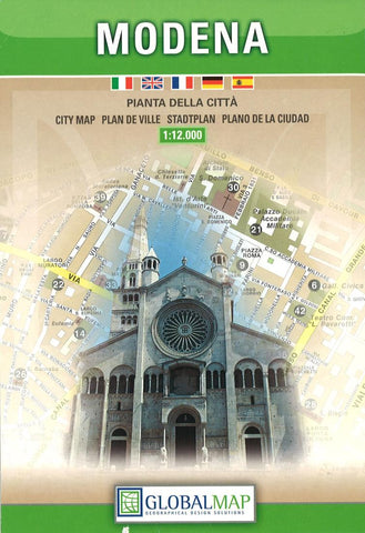 Buy map Modena, Italy by Litografia Artistica Cartografica