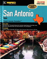 Buy map San Antonio, Texas, Atlas, with 65 surrounding communities by Kappa Map Group