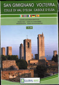 Buy map San Gimignano. Volterra, Colle di Val dElsa, Casole dElsa : carta escursionistica