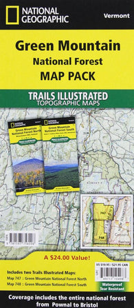 Buy map Green Mountains National Forest, Map Pack Bundle