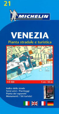 Buy map Venice and Mestre, Italy (21) by Michelin Maps and Guides