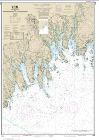 Buy map Tibbett Narrows to Schoodic Island (13324-15) by NOAA