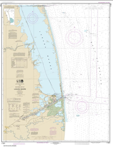 Buy map Southern part of Laguna Madre (11301-26) by NOAA