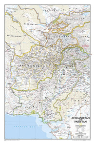 Buy map Afghanistan, Pakistan Wall Map (Tubed)
